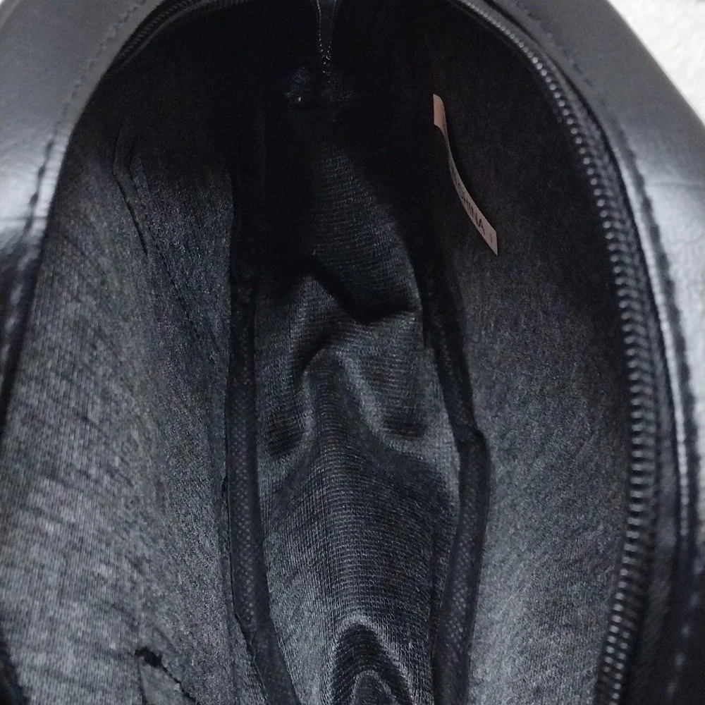 Smal Toiletry Zipper Burgundy and Black Bag Lot of 2 - Picture 8 of 8